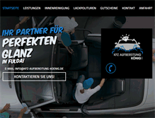 Tablet Screenshot of kfz-aufbereitung-koenig.de